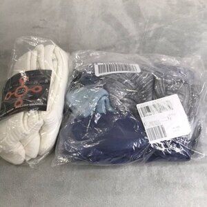 Tommie Copper Men's 3 Pack Crew Sock & 4 Pack Wide Compression Socks Size M  New